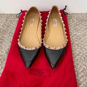Valentino Rockstud Flats 39.5